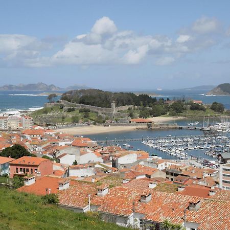 Inmejorables Vistas A Las Islas Cies Baiona Bagian luar foto